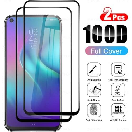 2Pcs HD Full Cover Tempered Glasses For Tecno Camon 12 Air Glas Protective Glass Phone Film For Tecno Camon12 12Air 6.55" 2019