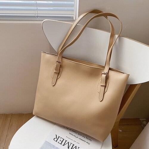 Women Shoulder Bag Designer Luxury Top-HandleBag Female Fashion High-Capacity Handbag Lady PU Leather