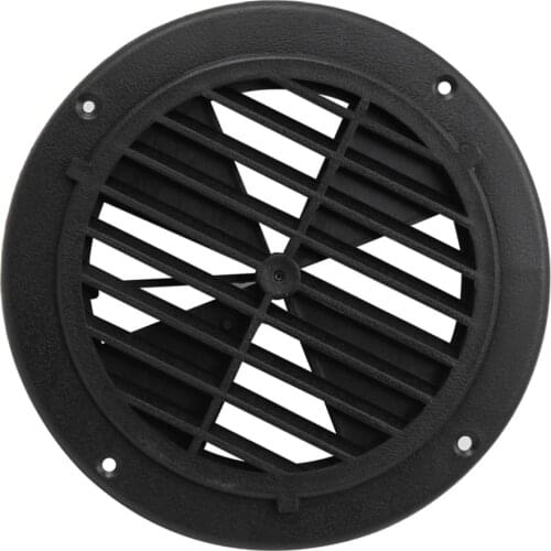1 Pcs 6.5 Inch Round Louvered Vent For RV Motorhome Boat Ventilation Parts UV Protection 0.7 Inch Thickness PP Plastic