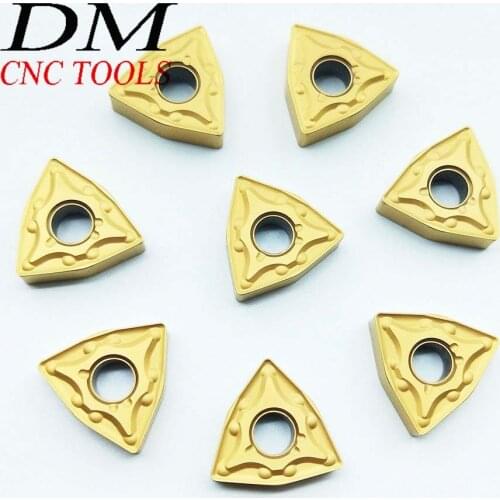10pcs WNMG080408-MA US735 WNMG432MA CNC tool Carbide Inserts lathe blade External turning tool
