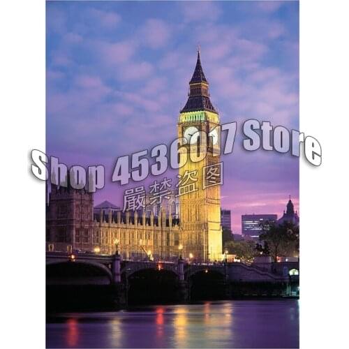 DIY Diamond Embroidery Big Ben, London Buildings Diamond Mosaic Full Decoration Diamond Painting Kit Home Decor Gift Christmas