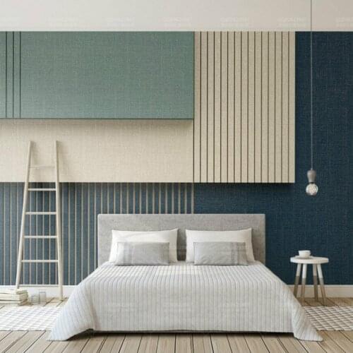 Free Shipping Custom Home Decor Wallpaper Dark Green Stripes Series Simple And Elegant Wallpaper Sitting Room Wallpaper