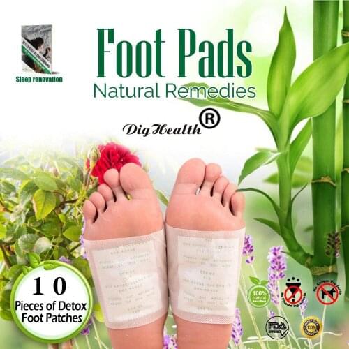 Detox Foot Patches Bamboo Remove Body Toxins Detoxify Pain Relief Effective Plant Based Foot Care