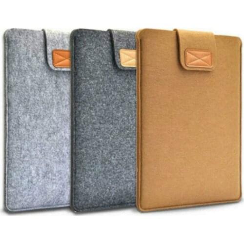 7.9 9.7 10.1 8.0inch Universal Wool Felt Tablets Case Bag for iPad 2 3 4 Mini 1 Air 2 For Samsung Mipad Cover Case Pocket Pouch
