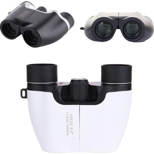 FIRECLUB Outdoor Sports 10x22 Binoculars Mini Portable High Power HD Telescope Concert Binoculars