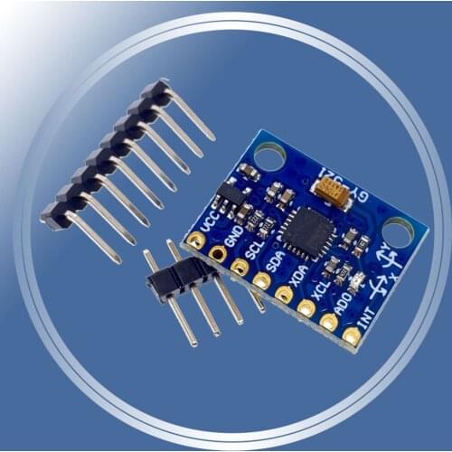 IIC I2C GY-521 MPU-6050 MPU6050 3 Axis Analog Gyroscope Sensors + 3 Axis Accelerometer Module For Arduino With Pins 3-5V DC