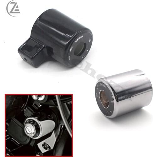 Motorcycle Ignition Control Switch Key Decoration Cover ABS Cap for Harley Sportster XL 883 1200 Roadster Nightster 2004-2013