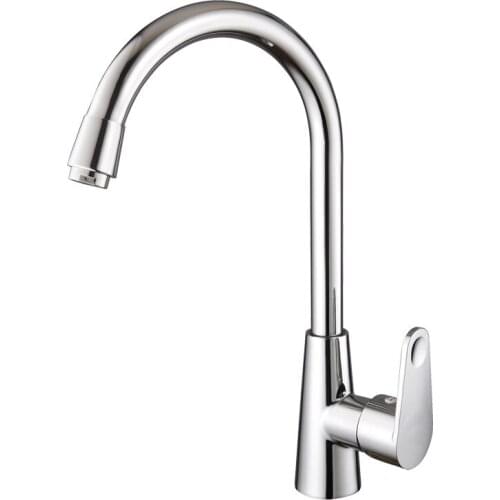Kitchen Faucet Sink Mixer Tap Swivel Spout Faucet Modern Swivel Copper Single Hole Kitchen Faucet Cold and Hot Water Mixer Tap