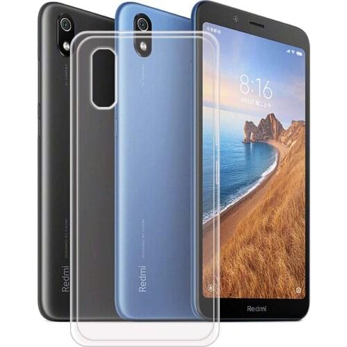 Non-yellowing Transparent Phone Cases for Xiaomi Redmi 7A Redmi7A 7 A Soft Clear TPU Ultra Thin Silica Gel Shockproof Back Cover
