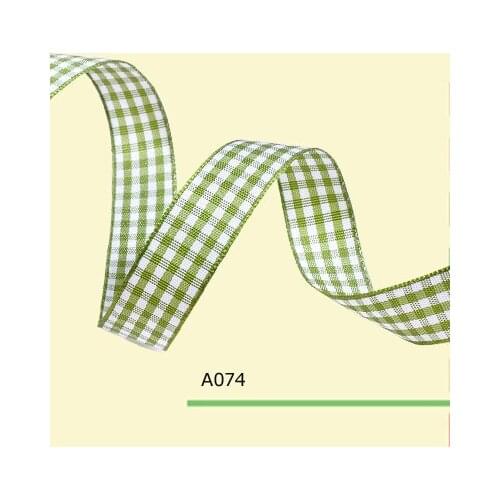 1/2" Inch 12 mm or 1.2 mm Scottish Gingham Ribbon For Hair Bow