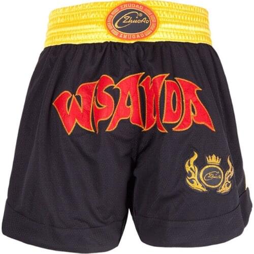 Blue Red Black Kickboxing Boxing Grappling MMA Muay Thai Shorts Men Women Kids Boxer Trunks Martial Arts Fight Training 2018 EO