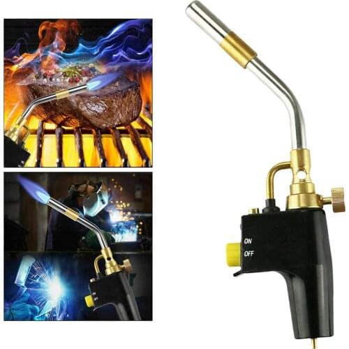 Pro Jumbo MAPP Propane Gas Welding Torches Head Nozzle Tools Flame Gun Brazing Quick Fire Solder Burner