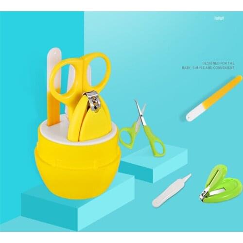 Goods For newborns 4pcs Nail Care Babies Accessories Newborn Nail Scissors Kids Safe Portable Baby Items Nail Clippers