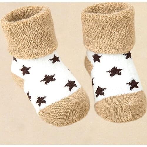 Comfort Cotton Socks For First Walkers 1 Pair High Quality Thicken Cartoon Toddler Baby Socks Kids Boy And girl Sockken Meias