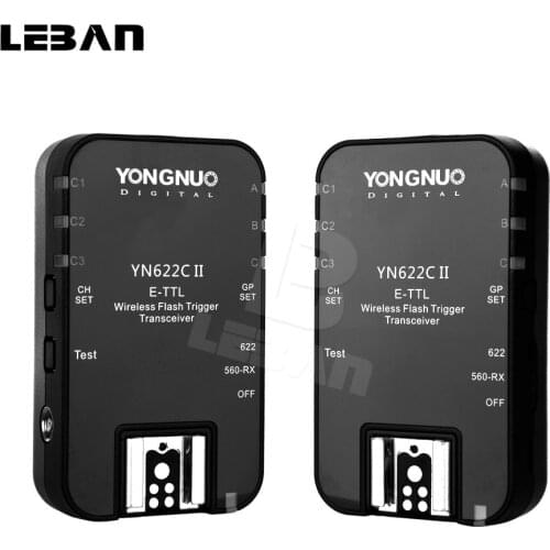 Yongnuo YN-622C II Wireless ETTL Flash Trigger Receiver Transmitter Transceiver