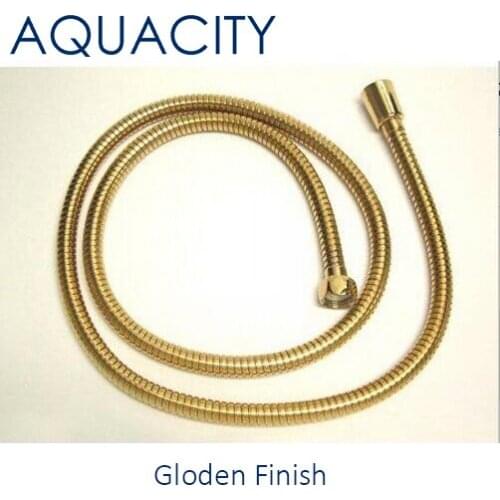 AQUACITY 150mm 59 Inch Gloden Shower Hose for Bathroom Bath and Shower Faucet