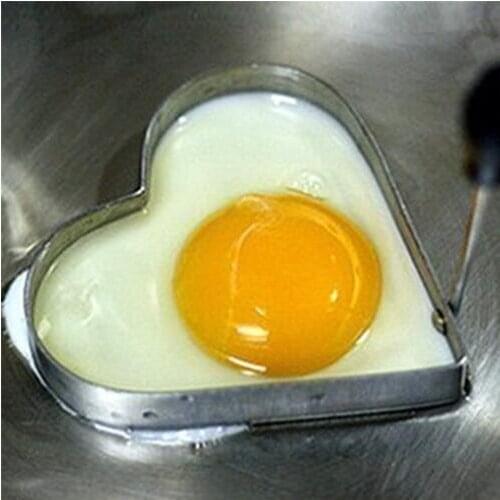 1PC Stainless Steel Omelette Egg Frying Mold Love Star Molds DIY Kitchen Egg Pancake Breakfast Cooking Tools 301-0300
