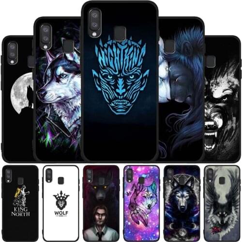 Wolf king black soft phone Case For Samsung A10 20 30 40 50 30S 50S 60 70 M10 M30S M40 A31 51 71 A20E A10E A21S