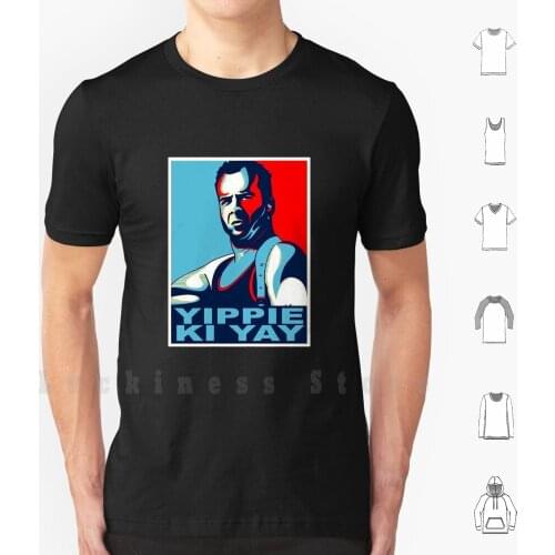 Die Hard-Yippie Ki Yay T Shirt 6xl Cotton Cool Tee Nakatomi Plaza Christmas Party Die Hard Movie Merry Christmas Nakatomi