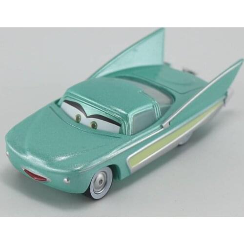 Disney Pixar Cars Flo 1:55 Diecast Brand Metal Alloy Toys Birthday Christmas Gift For Kids Car Toys Brinquedos