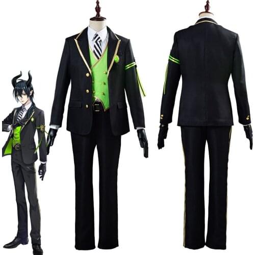 Game Twisted-Wonderland Malleus/Sebek/Silver Cosplay Costume Uniform Outfits Halloween Carnival Costumes for Adult
