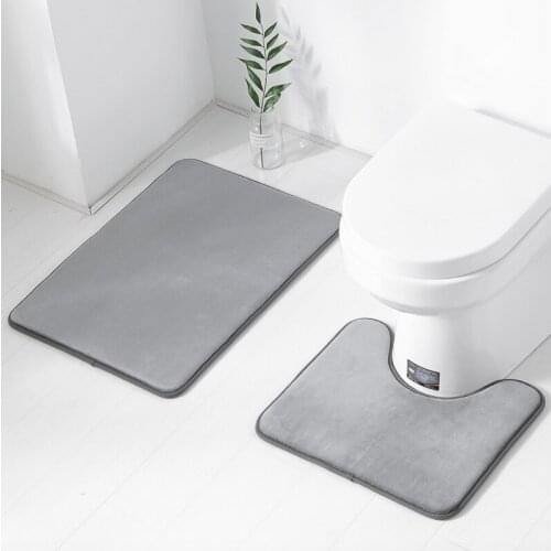 Lovely Bathroom Carpet Anti-slip Bath Rug Outdoor Shower Room Water Sucking Bedroom Floor Mat Toilet Door Mat Y76