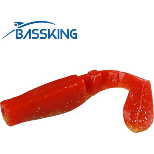 TAF 6pcs Soft Fishing Lure 7.5cm 6.9g T Tail Silicone Soft Baits for Bass Carp Fishing Isca Artificial Swinbait Wobblers Pesca
