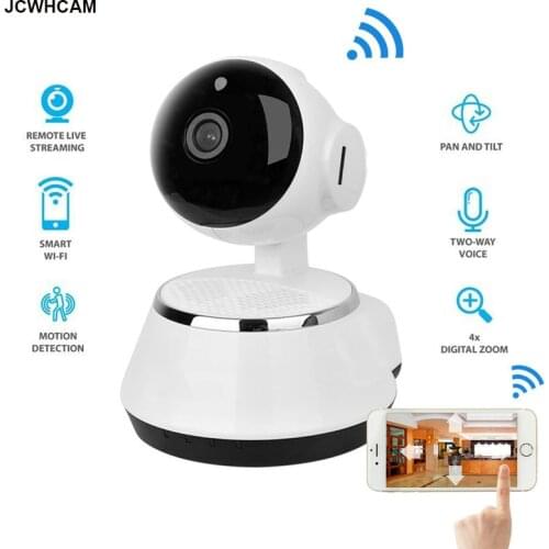 New ! Pan Tilt Wireless IP Camera WIFI 720P CCTV Home Security Cam Micro SD Slot Support Microphone & P2P Free APP ABS Plastic