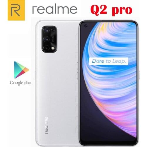 Original New Official Realme Q2 Pro 5G Mobile Phone Dimensity 800U Octa Core 48MP Camera 6.4inch AMOLED 4300mAh 65W Dash Charge