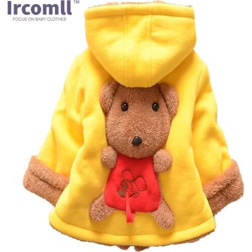2-6 Years Children Cotton Coat Autumn&Winter Bear Cotton Top Clothes Child Outwear For Boys&Girls Kids Clothing