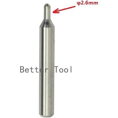 Raise 80 degree HSS tracer point with diameter 2.6mm head all vertical key cutting machines 5pcs/lot