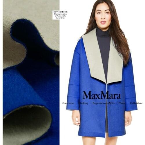 Wool viscose fabric, plush fabric, double side fabric, sew for top, coat, suit, cloak, craft by the yard