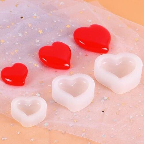 3D Heart Shape Diamond Love Silicone Cake Mould Silicone Fondant Cake Mousse Chocolate Modelling Dessert Decor Baking Mold