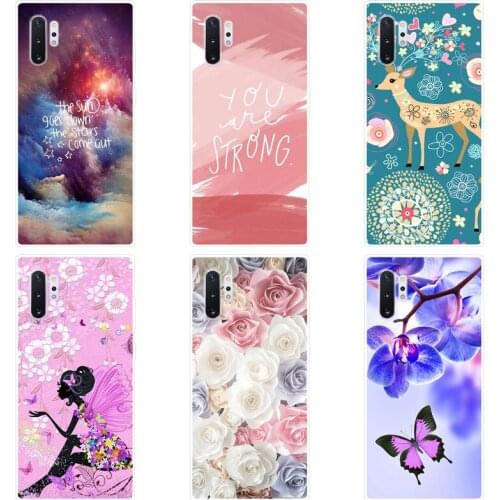 For Samsung Galaxy Note 10 Plus Case Silicone Cover Soft TPU Phone Case For Samsung Note 10 Plus 10+ Case