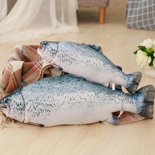 Cute Plush Pillow Lovely Shape Washable Simulation Stuffed Fish Doll Toy Creative Kids Girlfriend Gift Birthday Present
