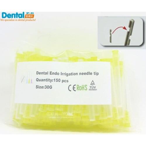 150pcs Dental Endo Irrigation needle tip two Side Endo Syringe