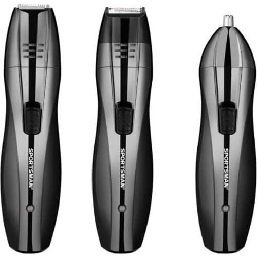 SM rechargeable electric nose trimmer 3 in1 nose trimmer shaver sideburn trimmer beard trimmer