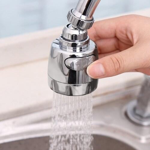 360 Degree Rotating Bathroom Fixtures Kitchen Accessories Water Saver 3 Modes Faucet Water Filter Extender Amplifier