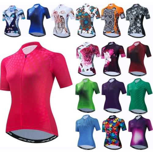 Bike Jerseys Women 2021 Cycling Jersey Summer Short Sleeve Cycling Shirts Top Ropa Ciclismo MTB Quick Dry Bicycle Clothing