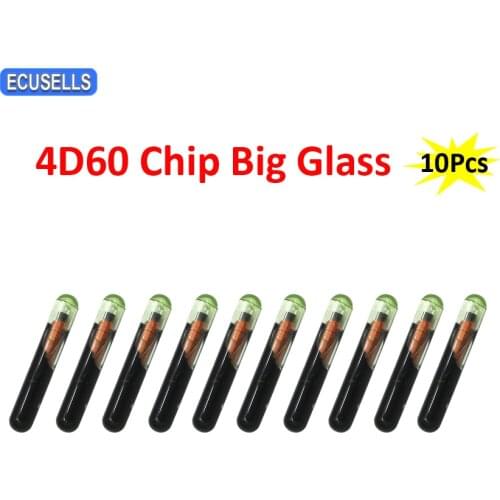 10Pcs/Lot 4D ID60 Glass Transponder Chip 4D 60 4D60 Big Glass Car Key Chip For Ford Connect Fiesta Focus Ka Mondeo Aftermarket
