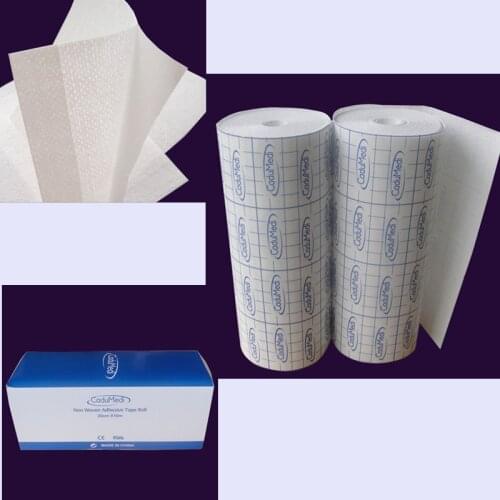 2pcs Medical water non-woven tape plaster cloth breathable plaster applique 20cm 10m surgical dressing hospital supplies