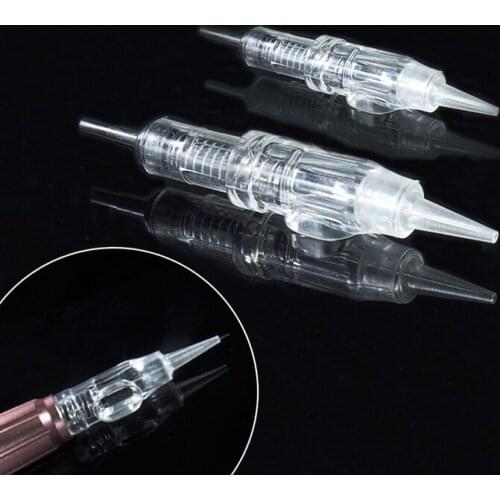 200Pcs Agulha Easy Click Cartridge Needles Dermografo Tattoo Needles Disposable Microblading Needles for 600D-G Tattoo Machines