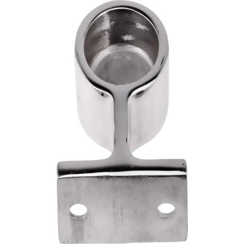 4x Stainless Steel Boat Hand Rail Fitting 60 Degree 1" 25mm After Stanchion