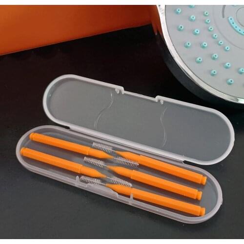 5PC Shower Nozzle Cleaning Brush Bathroom shower head hole Anti-Clogging Small Brush faucet gap hole Pointed cleaning brush