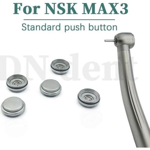 5 pcs dental handpiece head cap NSK MAX3 handpiece cap MAX3 Standard push button handpiece cover stainless