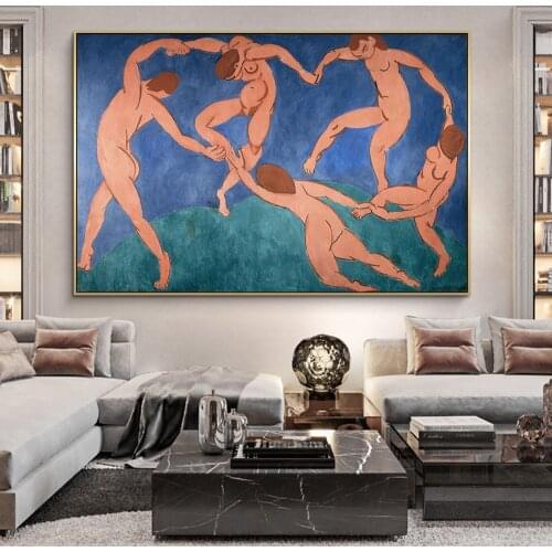 The Dance by Henri Matisse Abstract Canvas Paintings On the Wall Art Posters And Prints Fauvism Art Pictures For Living Room