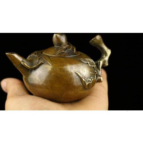 Antique brass bronze copper brass ornaments longevity Home Furnishing crafts Feng Shui