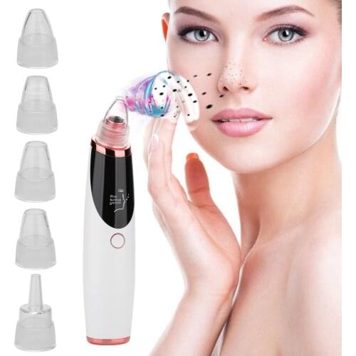 Facial Blackhead Remover Electric Pore Cleaner Blackhead Black Point Vacuum Cleaner Tool Black Spots Pore Cleaner Machine