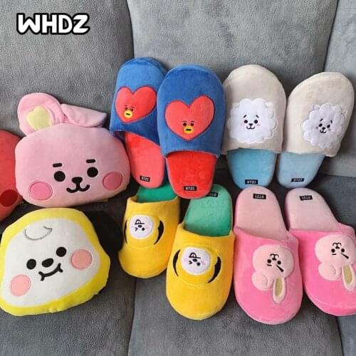 Home Soft Slippers Women Cute Cartoon Keep Ladies Girls Flat Shoes Indoor Female Warm Comfortable Flip Flop Non-slip