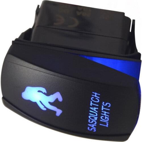 EE support Car Off Road 12V 20A Toggle Rocker Switch Blue LED Bigfoot Light Bar 5Pin Sales
